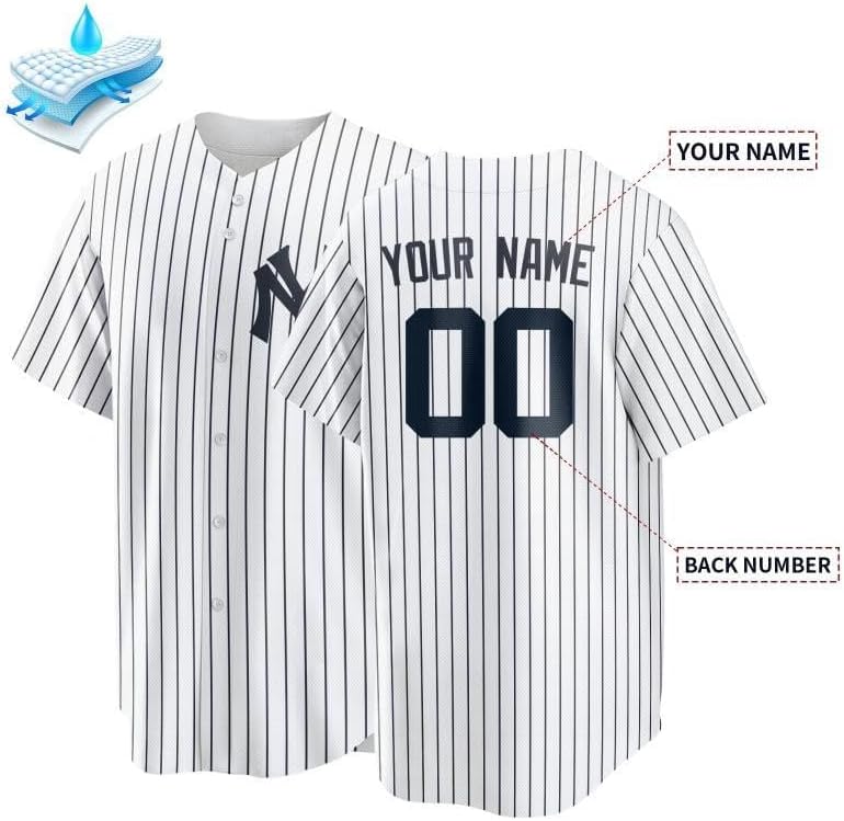 Ny yankees Personalized Baseball Jersey