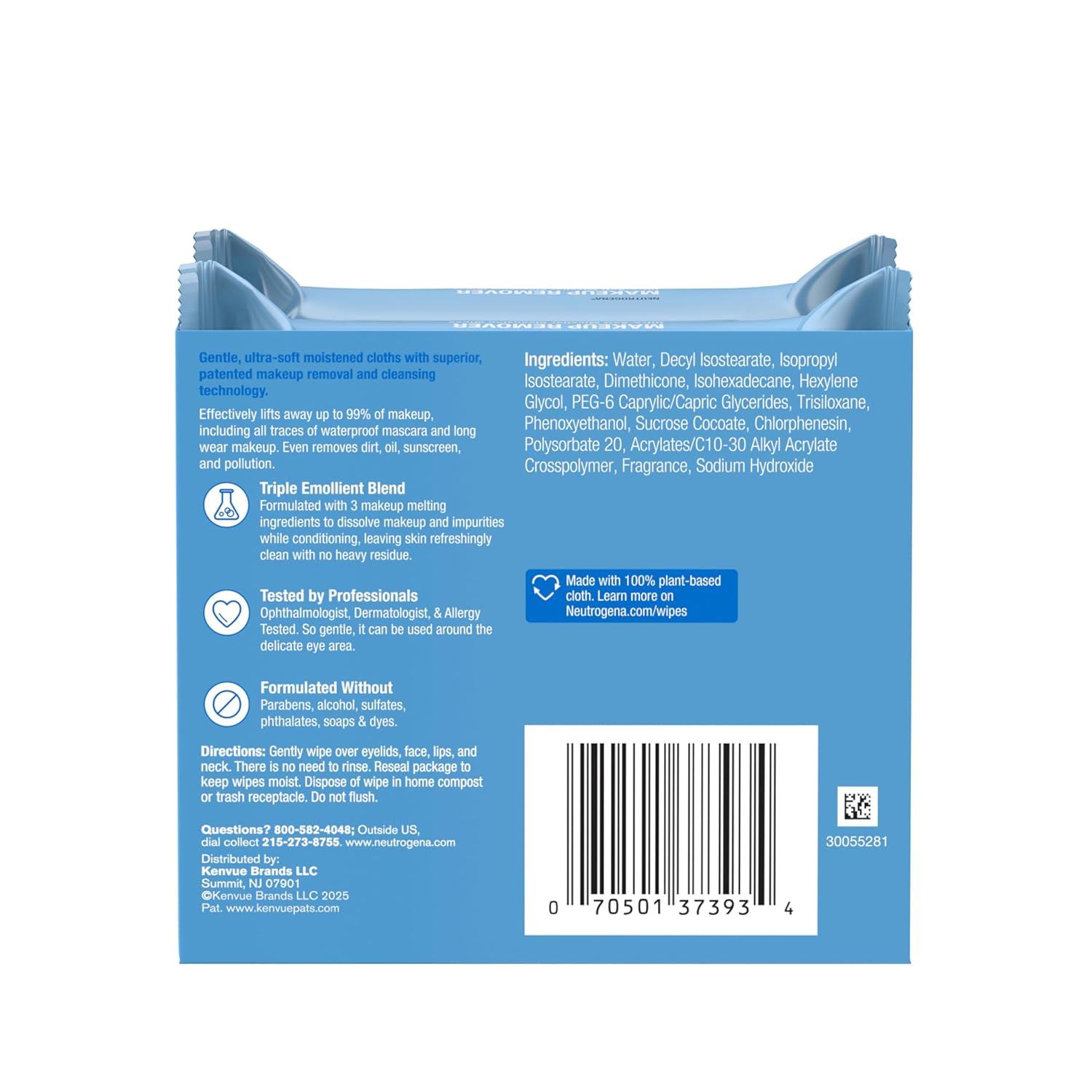 Gentle Makeup Remover Wipes