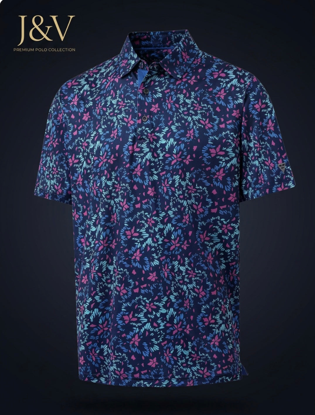 J&V products shirts for men dry fit Comfort Performance Polo