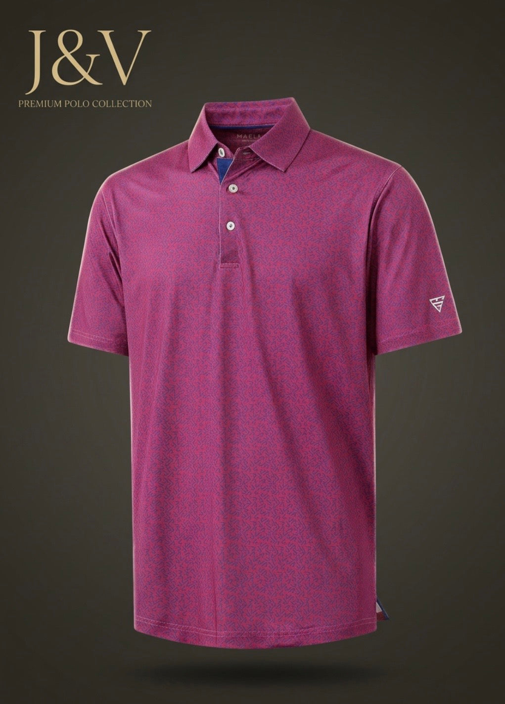 J&V products shirts for men dry fit Comfort Performance Polo