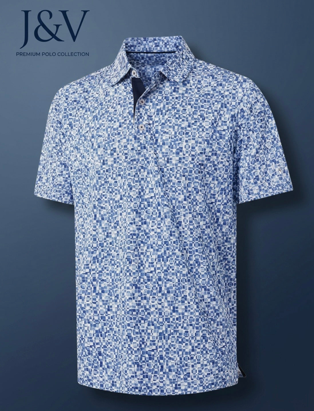 J&V products shirts for men dry fit Comfort Performance Polo
