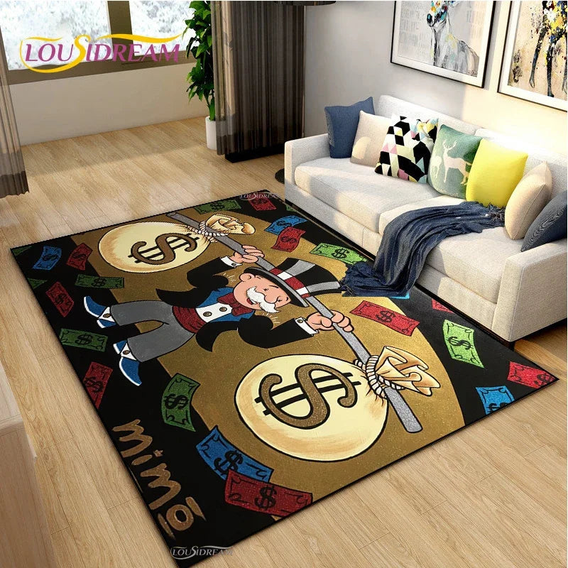 Big Rich Monopoly Game Rug