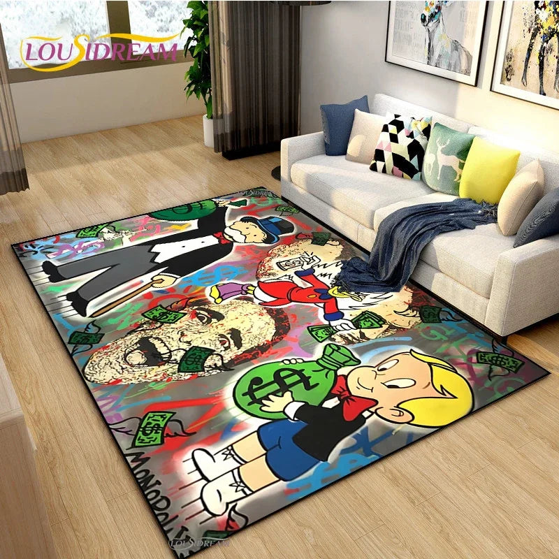 Big Rich Monopoly Game Rug