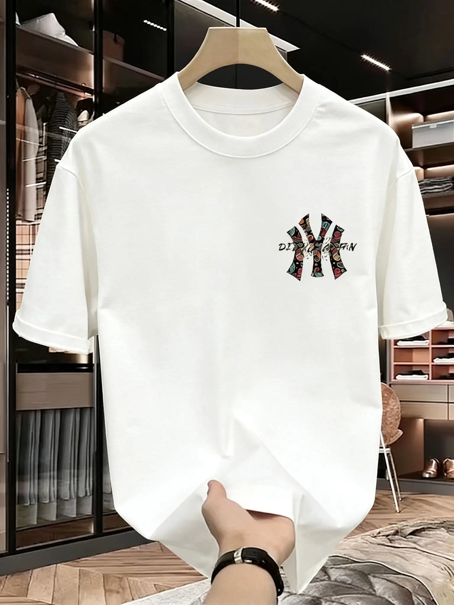 J&V Everyday Printed Summer Comfort Tee