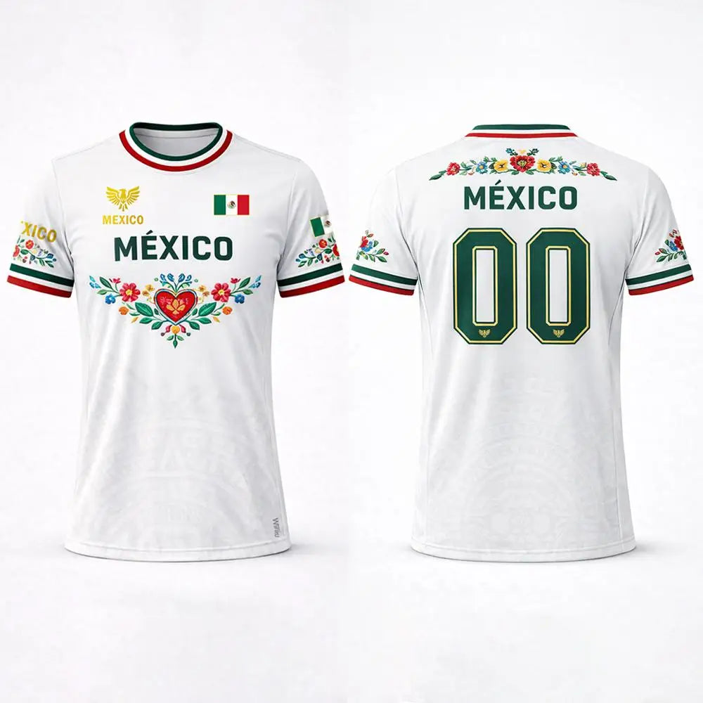 Mexico Retro Football Fan Tee