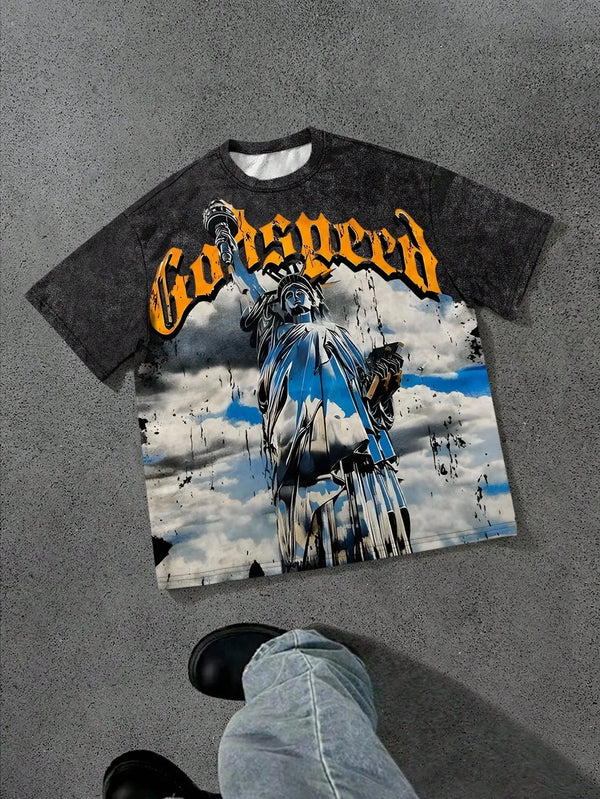 BreezeSoft Casual Summer Graphic Tee
