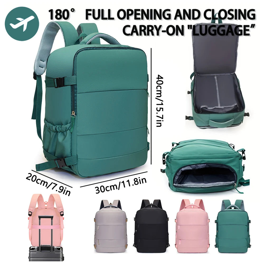 J&V product Compact Carry-On Boarding Travel Backpack
