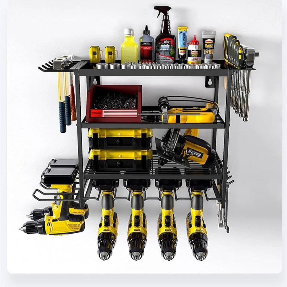 J&V Pro Garage Tool Wall Organizer