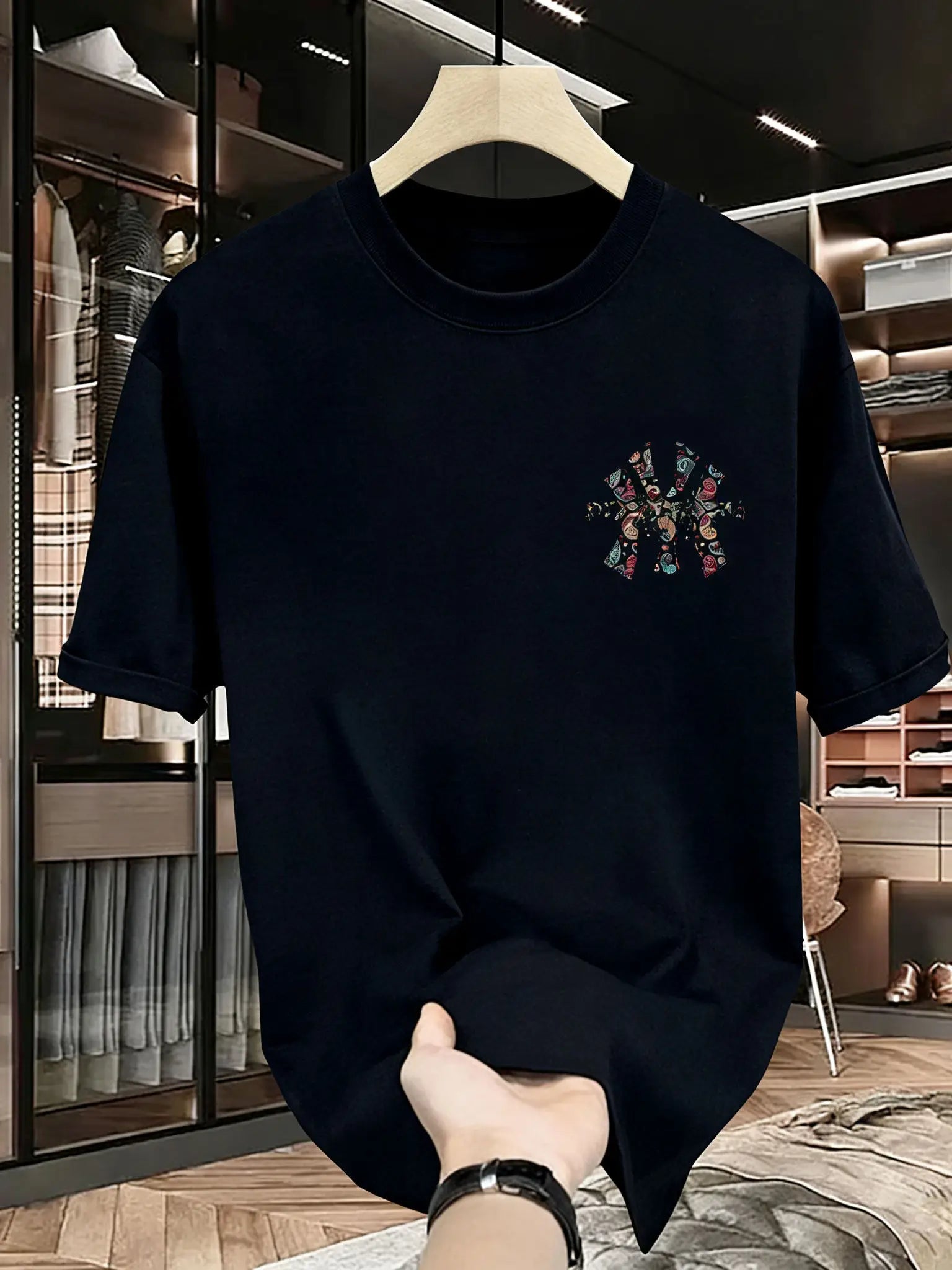J&V Everyday Printed Summer Comfort Tee