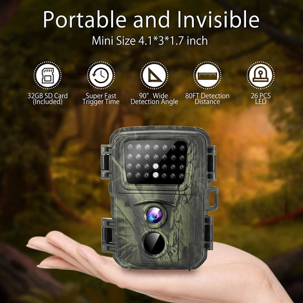 Mini Trail Cam Pocket Wildlife Tracker