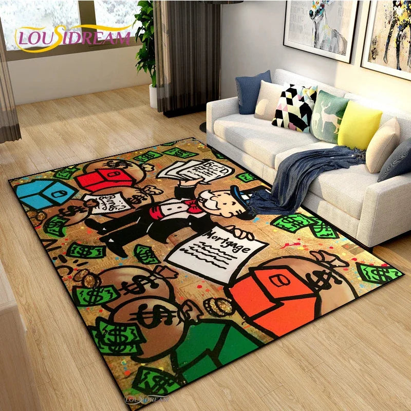 Big Rich Monopoly Game Rug